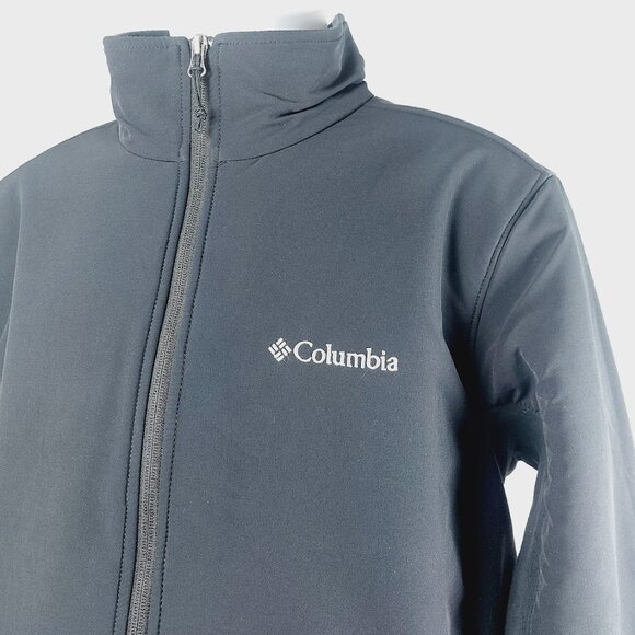 Columbia Men's Black Mission Air Interchange Hybrid Shell Fleece Jacket Size M - Picture 8 of 12